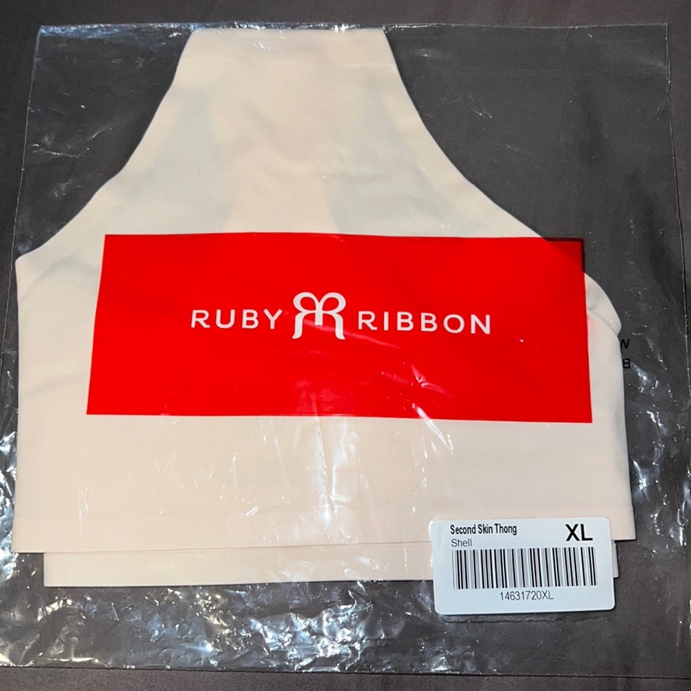 Ruby Ribbon Second Skin Thong